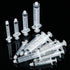 TecUnite 20 Pack Syringe Without Needle, Plastic Curved Syringes for Epoxy Resin, Craft, Feeding Pets, Oil