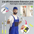 31 2 4 Ft,9"4"Paint Set PCS Paint Roller Kit with Extension Pole to Rollers Covers Frame Tray Painters Tape