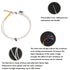Temperature Transmitter, PT100 Temperature Sensor DC24V Output -50~400 Degree with 1M Sensor