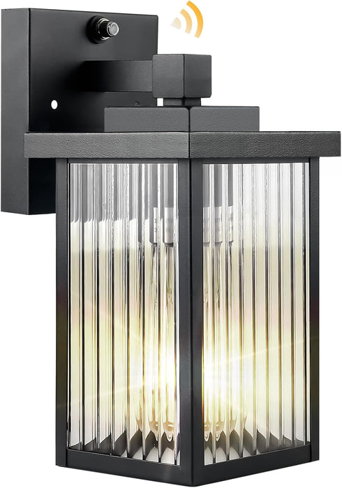 Dusk to Dawn Outdoor Lighting, Waterproof Outdoor Porch Light with Tempered Glass,