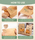 50PCS 2X Packaging 13.6x8.3x4.1in Thicker Brown Paper Bread Bags with Tabs | Kraft Homemade Sourdough Round Loaf