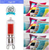G9 Bulb 3W Bulbs G9 Bulbs 30W Bulbs G9 Bulbs Fixture(8 Pack) COB LED Red Light LED Replace Halogen Light Red Light