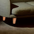 Ipetboom 4pcs 10cm Solid Wood Furniture Legs Replacement Cabinet and Sofa Legs Feet, Tapered Wooden Table and Coffee