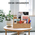 Woven Mail Organizer for Desk Countertop, Mail Holder Sorter Storage Basket for Desktop Counter, Mail Bill File Envelope Letter Holder Organizer Sorter Basket for Desk Desktop Countertop by Oranwell