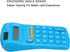 PATIKIL Basic Calculator, 2 Pack 8 Digit LCD Display Small Desktop Calculator for Home Office, Battery Powered (Blue).