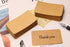 Tupalizy Small Blank Brown Paper Message Note Business Cards, Mini Greeting Place Name Flash Cards, 100PCS