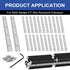24pcs Seekliny 3030 Extrusion Straight Connector Joining Plate, Corner Bracket for 8020 Aluminum Profile 3D Printer