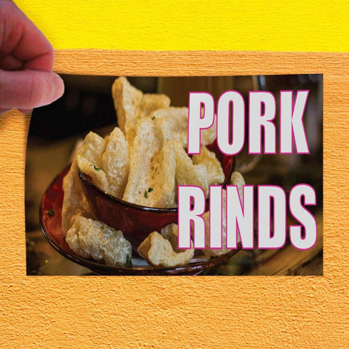 JHall Graphics Decal Sticker Pork Rinds #1 Style D Restaurant & Food Pork Rinds