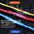 100 Pcs Red Heat Shrink Butt Connectors, 22-16 AWG Marine Grade Insulated Crimp Wire Connectors