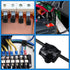 Insulated Wire Connectors Multi Splice Connector Dual Entry Electrical Power Connector (5 Pcs, 3/0-6 Wire Range)