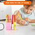 Clear Acrylic Pencil Holder for Desk, 3 Compartment Marker Organizer for Home, Office, Classroom, Bathroom
