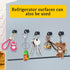 Small Magnetic Hooks White (2024 New) - Mini Light Duty Hooks for Refrigerator, Kitchen, Classroom, Office - Pack of 10