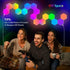 (8-Pack) NIUCOO Hexagon LED Lights Wall Panels, Smart RGB Gaming Lights with APP & Music Sync, DIY Modular Hex Tiles