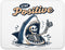FGFK Funny Shark Skeleton Mouse Pad, Stay Positive Inspirational Mouse Pads for Work