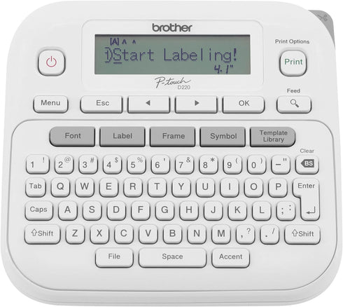 Brother P-Touch Label Maker, PTD220, Portable Thermal Inkless Printer for Home & Office Organization