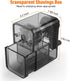 Manual Pencil Sharpener, Black, Stronger Helical Blade for Fast Sharpening, Ideal for Kids and Artists