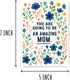 GoGi93Art You Are Going To Be An Amazing Mom Card - Floral Pregnant Announcement Card - Mother Greeting - Cute Congrats