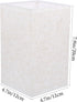 E27, 12cm Bulb MAGICLULU Square Lamp Shades Fabric Clip On Lamp Covers Linen Light Chandeliers Lampshade Replacement