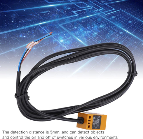 Inductive Proximity Sensors DC 10-30V, 5mm Detection Distance NPN Inductive Proximity Switch for Detecting Metal