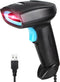 JIAN BOLAND Barcode Scanner USB 1D Wired CCD Barcode Reader Supports Screen Scan Bar