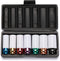 EMENTOL 7PCS 1/2" Drive Thin Wall Deep Wheel Protector Impact Socket Set,