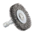 Forney 72726 Wire Wheel Brush, Fine Crimped with 1/4-Inch Hex Shank, 1-1/2-Inch-by-.008-Inch
