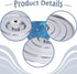 40cm Stainless Steel Pan Lid Cookware Part Heat Resistant Easy Clean Skillet Lid Stockpot Cover for BBQ Buffet Picnics