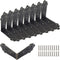 Auvotuis 30Pcs Antique Corner Protectors Decorative Metal Right Angle Box Corner Cover Guards,