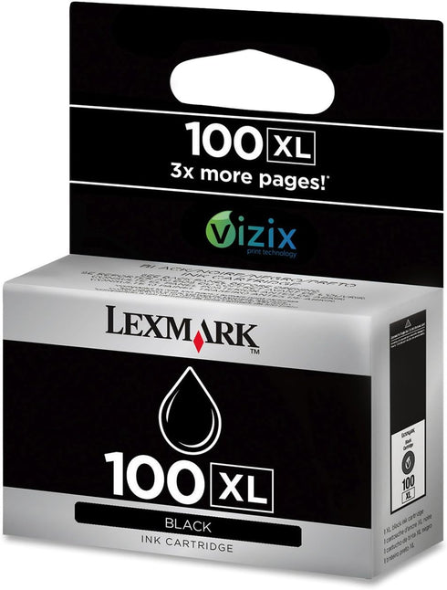 Lexmark 14N1068 High Yield 100XL Ink Cartridge - Black