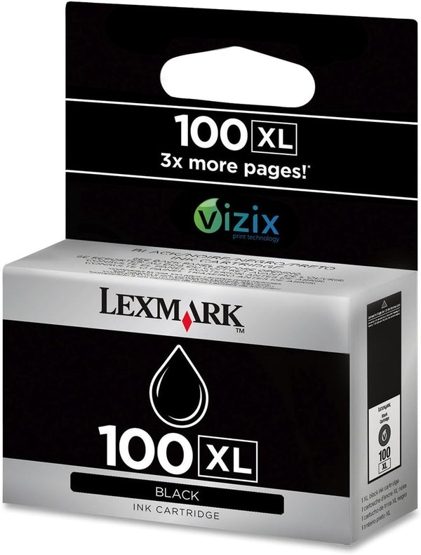 Lexmark 14N1068 High Yield 100XL Ink Cartridge - Black