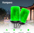 Hompavo Upgraded LED Flame Light Bulbs, Green Flickering Effect, E26 Flame Bulb for Home Halloween, St. Patrick's Day,