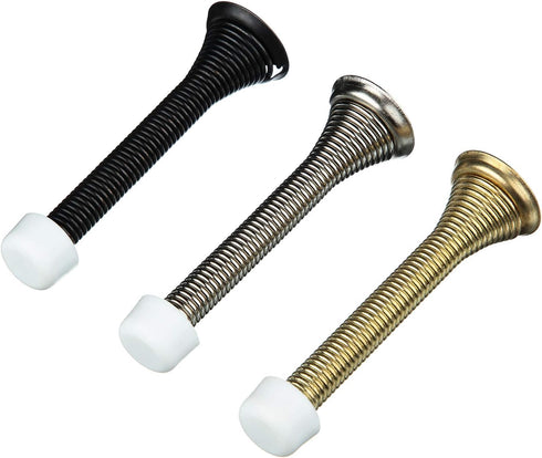 Outus 15 Pcs Rubber Door Stop Caps Tips Bumpers for Wall and Floor Protection, Universal Size (White)