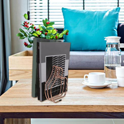Elegant Rose Gold Thumb-Shaped Bookend for Desk Organization