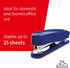Novus B2 Compact Stapler, 25 Sheet Capacity, Precision Staple Guide, German Engineered, Staple|Pin|Tack, 10 Year Warranty, Blue (020-1260) by novus