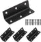 L Bracket, Heavy Duty Corner Brace, 4 Pack 3.2" Metal Shelf Bracket
