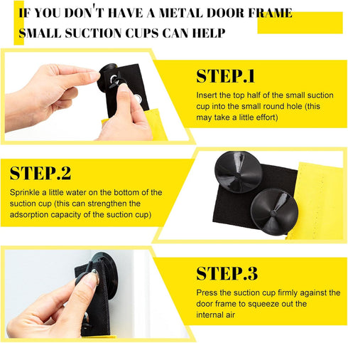 2 Pcs Closed for Cleaning Sign with Magnetic Ends, Nylon Bathroom Restroom Do Not Enter Signs with 8 Suction Cups