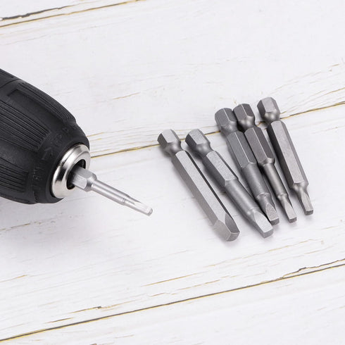2pcs SQ3 SQ4 Square Screwdriver Bit, 1/4" Hex Shank, 2" Length, Magnetic Security