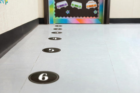 Spot On Floor Markers: Modern Farmhouse Numbers 1-36 - 4" (TCR77531) by Teacher Created Resources