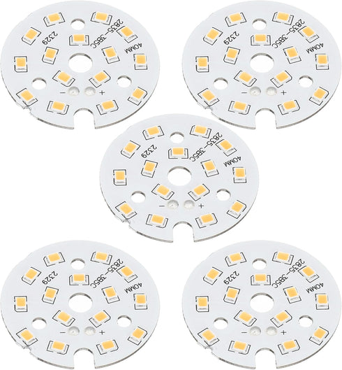 MECCANIXITY COB LED Light Chip Bead 5W 120lm 3000-3200K 40mm 15-17VDC Energy