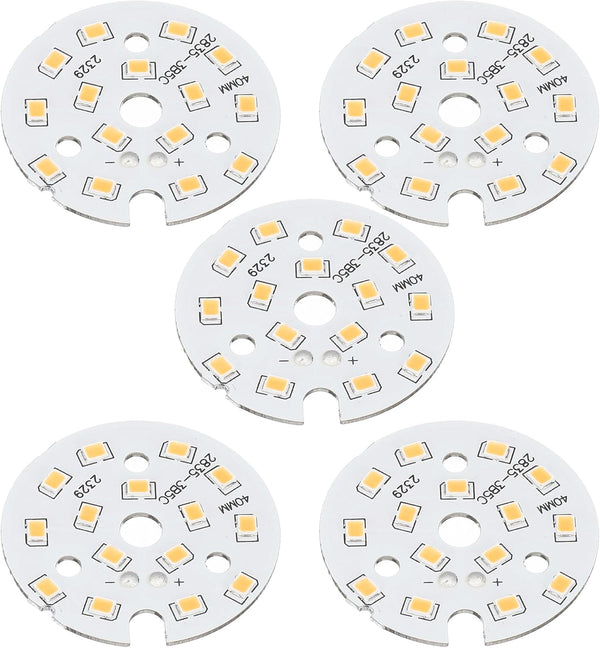 MECCANIXITY COB LED Light Chip Bead 5W 120lm 3000-3200K 40mm 15-17VDC Energy