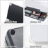 SELEAD Desktop Glass Whiteboard - Small Dry Erase Board with Organizer, Markers, Eraser, Holder for Home, School, Office