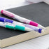 BAZIC Mechanical Pencil 0.5mm Crown, Smooth Writing Pencils Lead, Soft Grip Latex Free Eraser, 1-Pack (3/Pack)