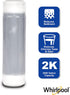 Whirlpool Granular Activated Carbon Replacement Water Filter WHKF-GAC, 10" x 2.5", Reduces Chlorine & Odor