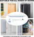 RGYBAO 1 Set Adjustable Pneumatic Door Shutter with Smooth Closing Speed Control Door Closures for Storms & Screen Door