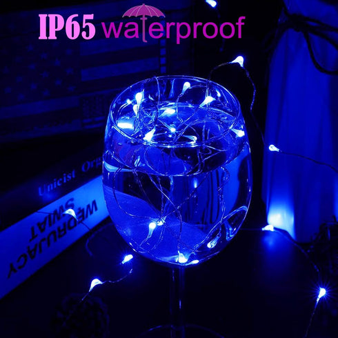 20 120 RUICHEN Ft LED USB Fairy String Lights with On/Off Switch, Waterproof Copper Wire Lights for Bedroom Wall