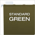 Pendaflex Ready-Tab Reinforced Hanging File Folders, Letter Size, 20/BX, Standard Green, 5 Tab (42890)