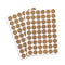 uxcell Self Adhesive Screw Hole Covers Stickers - Textured Plastic for Wood Furniture Cabinet Shelve Plate 21mm Dia