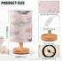 ALAZA Whale Kawaii Cute Rose Bedside Table Lamp with USB Port for Bedroom Nightstand Lamps Night Light Linen Fabric