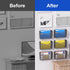 samstar 6 Pack Mesh Wall Mounted File Holder, Metal Wall File Pocket Mail Organizer for Office/Home