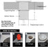 Garbage Disposal Air Switch Kit for SinkTop Waste Disposal, Stainless Steel Brushed Nickel Short Air Button